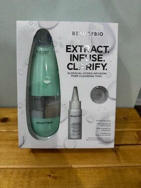 BeautyBio GloFacial Hydro-Infusion Pore Cleansing Tool - Mint